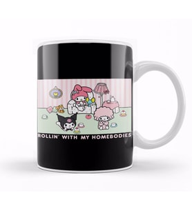 My Melody And Kuromi Rollin With My Homebodies Kupa Bardak Porselen