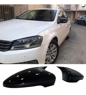 Vw Passat B7 Batman Yarasa Ayna Kapağı Piona Black ABS 2011-2014