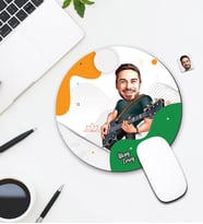 Kişiye Özel Karikatür Gitarist Tasarımlı Mouse Pad 082