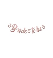 Kaligrafi Banner Rose Bride To Be M239