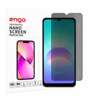 Samsung Galaxy A08 İle Uyumlu Hayalet Ekran Koruyucu SM-A085F Anti-Spy Gizlilik Koruması 9H Esnek Nano Yapı Parlama Azaltıcı Mat Yüzey