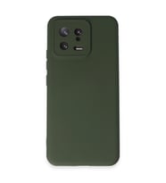 Xiaomi Mi 13 Kılıf Nano İçi Kadife Silikon - Koyu Yeşil