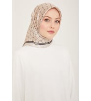 Armine Nostalji Serisi %100 Sura İpek Eşarp 9166D 80