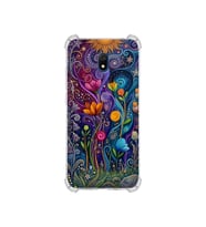 PrintiFy Redmi 8 ile Uyumlu Düşlerin Dansı Serisi Rüyalar Ötesi Tasarımlı Uv Baskılı Köşe Korumalı Antişok Kılıf