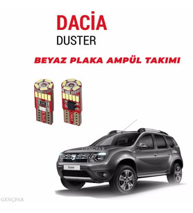 DACİA DUSTER PLAKA AMPÜL SET BEYAZ ARIZA IŞIĞI YAKMAZ(CANBUS)