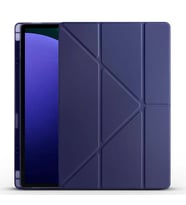 Galaxy Tab S10 Ultra Kılıf Zore Tri Folding Kalem Bölmeli Standlı Kılıf