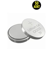 50 Adet 3 Volt Cr2032 Lityum Para Pil (cr 2032 Bios-kepenk-kumanda Terazi Düğme Lithum Pili)
