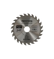 Daire Testere Bıçağı ROTOR 125*22,23 24T Ahşap kesme diski (Gümüş)