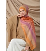 SİLK HOME MAYDA ŞAL %85 VİSKON %15 PES (Gül Kurusu)