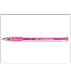 Faber Castell Tükenmez Kalem 1425 Pembe - 5 adet