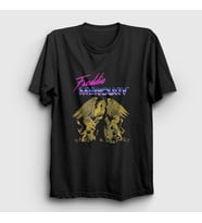 Presmono Unisex Siyah Queen Freddie Mercury T-Shirt 34511tt