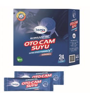 Temis Yeni Nesil Silikonlu Konsantre Oto Cam Suyu Ultra Etkili ( 24 Paket = 96 Litre )