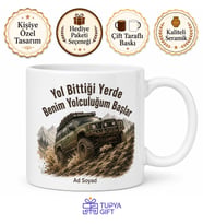 Off-Road Pilotuna Dağ Tepe Çamur Demeden Tırmanan 4x4 Kupa Bardak Hediye