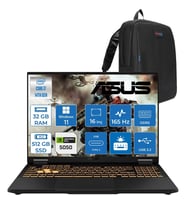 Asus Tuf Gaming F16 FX608JHR 14. Nesil Intel I7-14650HX 32GB Ddr5 512GB SSD 8GB/RTX5050 115W 165Hz 16"wuxga Fhd+ 300NITS IPS WIN11PRO Gaming Bilg. WRV055P07+ZETTAÇANTA