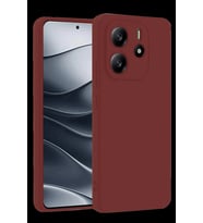 Pilelistore   Xiaomi Redmi Note 14 4G Kılıf First Silikon - Bordo