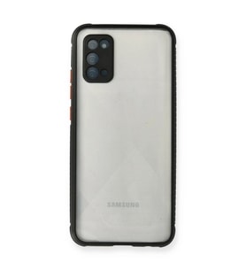 Samsung Galaxy A02s Kılıf Miami Şeffaf Silikon - Siyah
