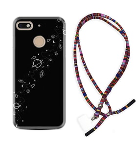 General Mobile GM8 Go GM9 GM20 Pro Plus Kılıf Boyun Asklı Rasta Silikon Planet 1620