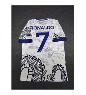 Real Ronaldo 7 Beyaz Ejder Dragon Temalı Özel Tasarım Ejderha Model Beyaz