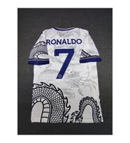 Real Ronaldo 7 Beyaz Ejder Dragon Temalı Özel Tasarım Ejderha Model Beyaz