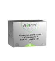Venatura Magnezyum Sitrat+Malat ve Vitamin B6 (P5P) 30 Saşe