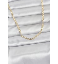 CM 14K Gold Renk Lazer Zincirli Model 60 cm Kadın Kolye - TJ-BKO10976
