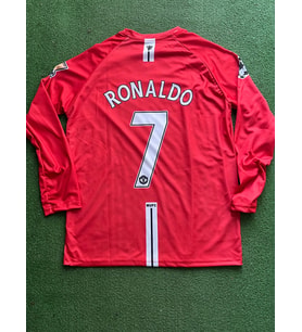 Manchester Unıted Cristiona Ronaldo Uzun Kol 2008 Moscow Ligi Kırmızı Yetişkin Forması h
