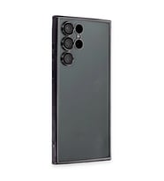 Samsung Galaxy S22 Ultra Kılıf Razer Lensli Silikon - Siyah