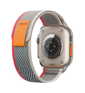 E2M APPLE WATCH 38-40-41MM KRD-27 TRIAL ÇİFT RENKLİ GRİ KORDON