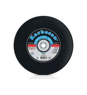 KARBOSAN Metal (NK) Sabit Tezgah Kesme Diskleri 350x3.5x25.4 Mm (Siyah)