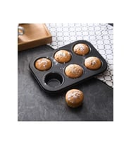 Nakres Kek Kapsülü Muffin Ekler Kalıbı 26-18 cm 6 Bölmeli Yanmaz Ve Yapışmaz Kek Kapsülü Yapışmaz Mini Tart
