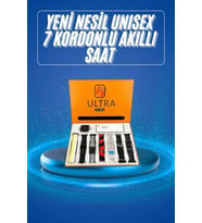 Akıllı Saat Çağrı Cevaplayabilen Unısex 7 Kordonlu Müzik Dinleme