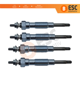 Mitsubishi Hyundai için 4 Adet Isıtma Bujisi 12 Volt MD050212, GV673