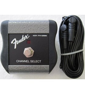 Fender 0994052000 1-Düğme Amfi Footswitch (Channel/Drive) Amfi Kanal Değişimi veya Drive Kontrolü İçin Dayanıklı Tek Düğmeli Pedal