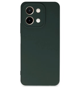 Durukar® Vivo Y28 Kılıf First Silikon - Koyu Yeşil