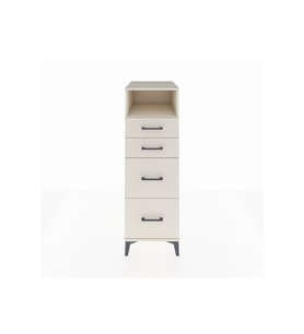Kronos Dolap Tek Raflı 4 Çekmeceli 44x59x134 Aytaşı-Aytaşı