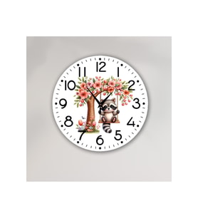 bilge Tasarım Çocuk Odası Duvar Saati 30 x 30 CM (Karışık)
