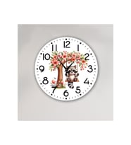 bilge Tasarım Çocuk Odası Duvar Saati 30 x 30 CM (Karışık)