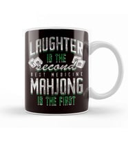 Mahjong Addiction Board Game Player Mah-Jongg Solitaire Fan Kupa Bardak Porselen