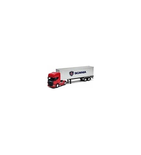 Welly Metal Scania V8 R730 Dorseli METAL MODEL Tır 1-32 Ölçek 55 Cm