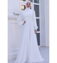 Bahar Tesettür Abiye Bebe Mavi