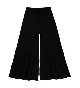 Civil Girls Kat Kat Parçalı 10-13 Yaş Pantolon - Siyah