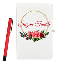 Kişiye Özel İş Arkadaşına Hediye, İş Hediyesi Defter ve Roller Kalem Hediye Seti