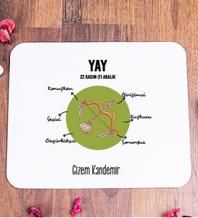 Kişiye Özel Yay Burcuna Hediye Mouse Pad