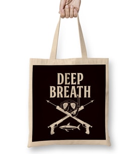 Deep Breath Spearfishing Freediving Fishing Fish Spearfisher Bez Çanta Uzun Saplı