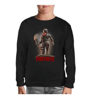 Fortnite - Horror Siyah Çocuk Sweatshirt