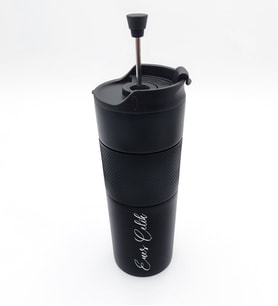 Kişiye Özel French Press Özellikli 450ml Çelik Termos