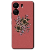 Xiaomi Redmi 13C Kılıf HD Desen Baskılı Kılıf - Retro Çiçek
