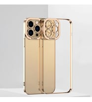 ALLY Fashion Series iPhone 12 Pro Kılıf Renkli Kenar Lazer Çerçeveli Silikon Kı - SSSSSS5707-3