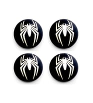 Desenli Ps5/ps4/ps3 Analog Koruyucu Silikon Pad-spider Man (Siyah - Beyaz)