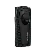 Quantoro 2 Torch Pürmüz Siyah Metal Puro Çakmağı - TRZ1037
